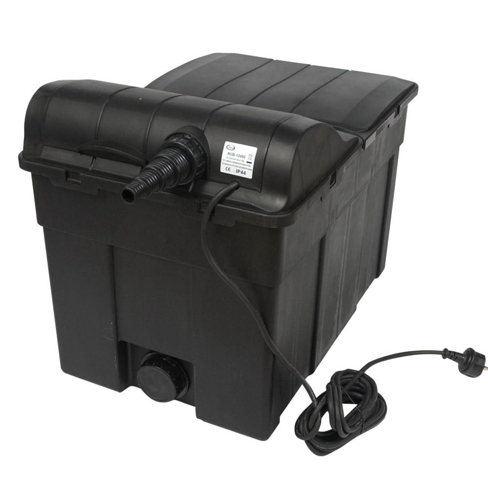 Aqua Nova filtr przelewowy do oczka stawu NUB-12000 z lampą UV 18W